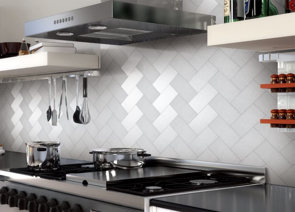 Stainless Steel Backsplash Tiles