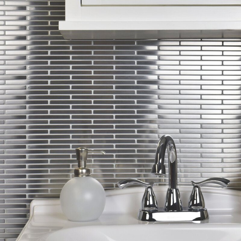 Stainless Steel Backsplash Tiles