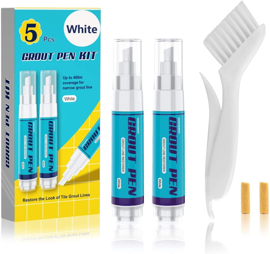 Grout Pen Large White - Ideal to Restore The Look of Tile Grout Lines